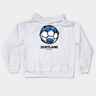 Scotland Football Country Flag Kids Hoodie